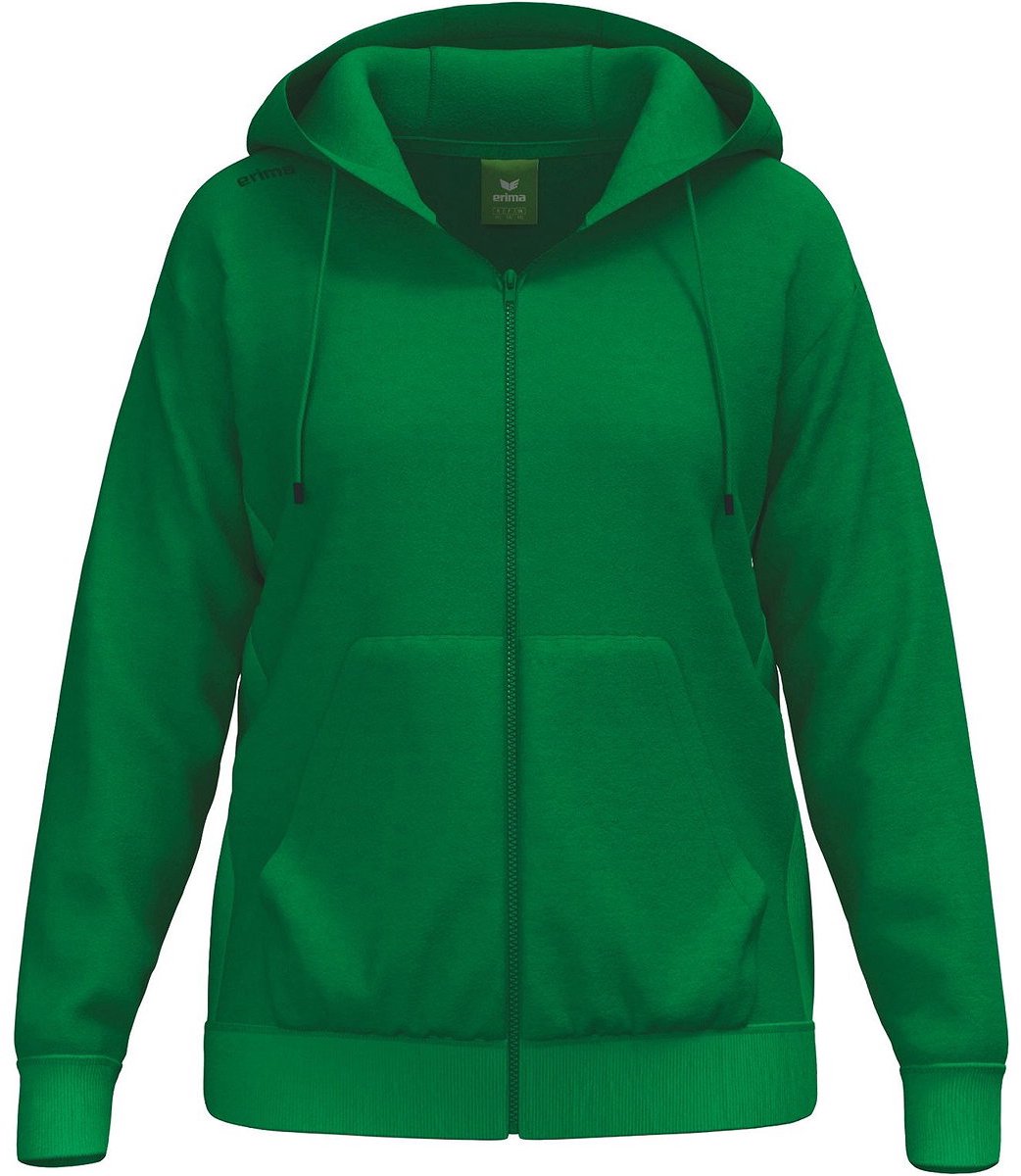 Erima Ts Sweatjack Met Capuchon Dames - Smaragd | Maat: 40