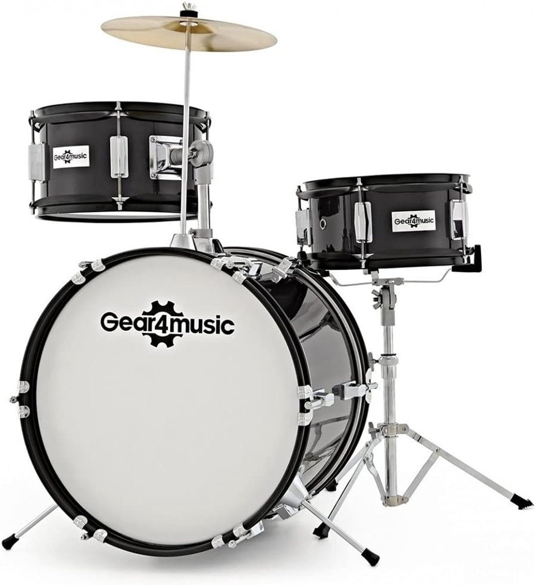Kinder Drumstel - Muziek Instrument - Muziek Leren - 3-delige Set - Junior Formaat