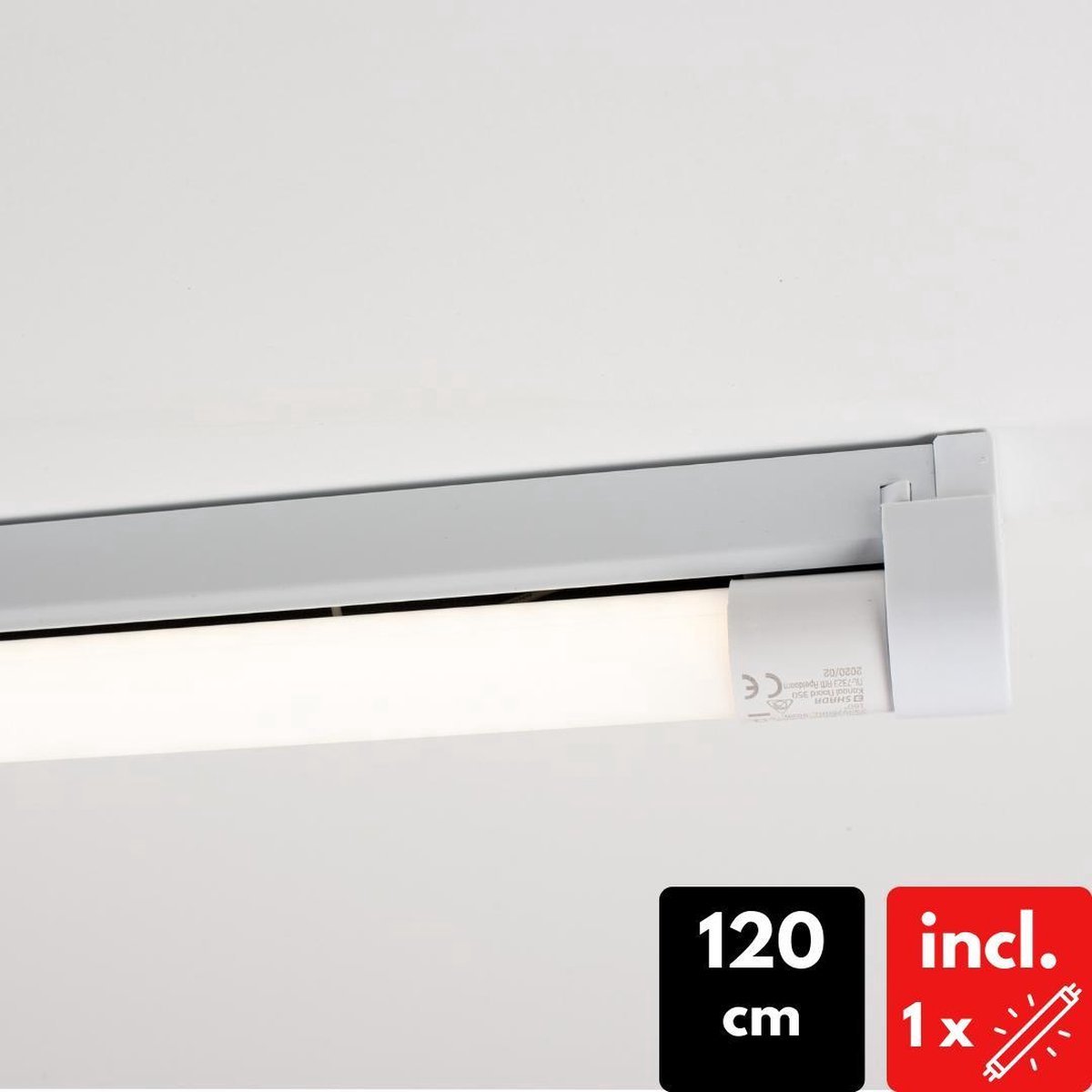 Proventa Indoor LED TL verlichting - 120 cm - Compleet Armatuur + LED buis - 18W - Tl-buizen - Tl-armaturen - Tl-verlichting