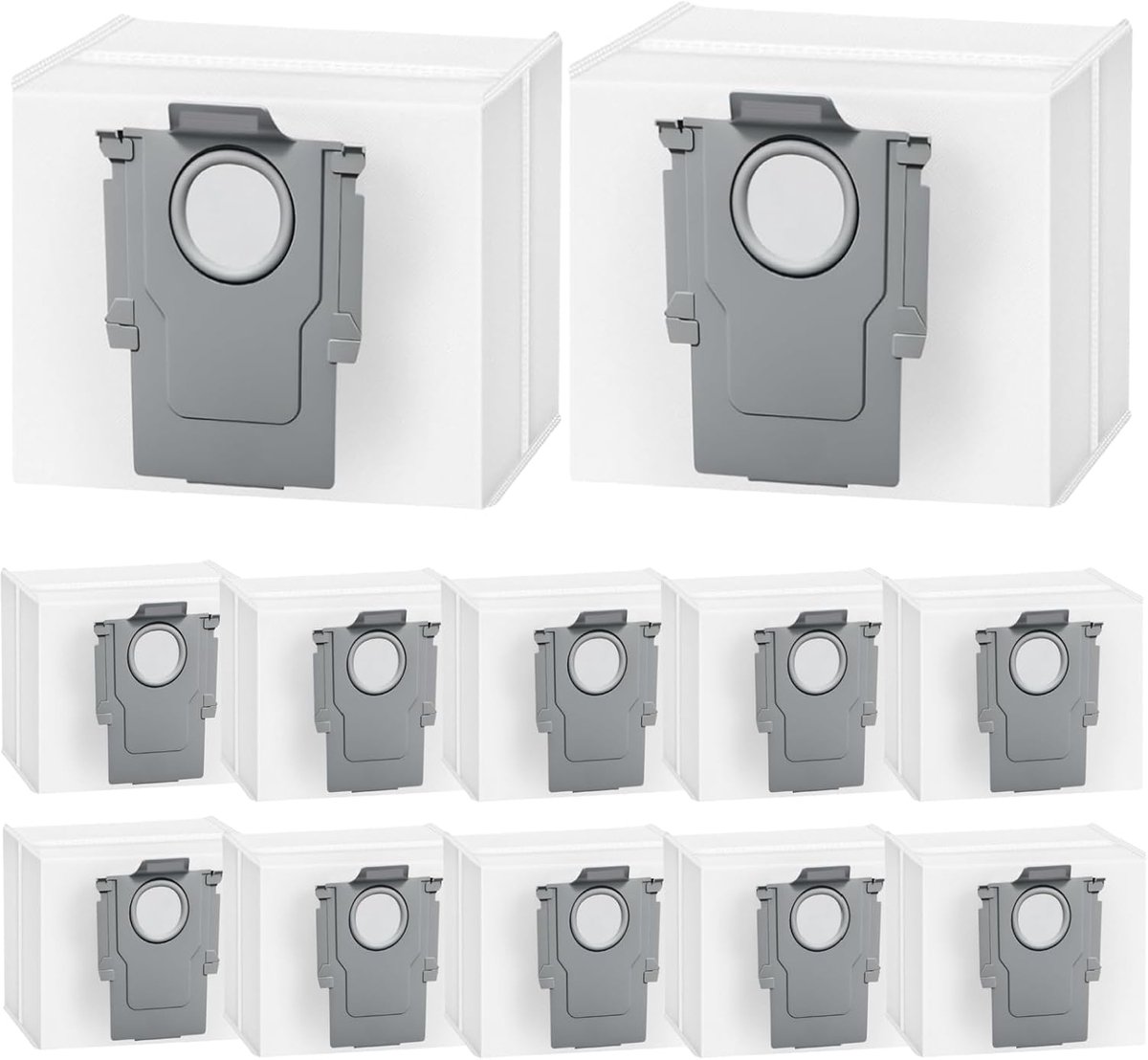 12 Stuks - Stofzakken geschikt voor RRoborock S8 S7 Q5 Q7 Q8 G10S Stofzuiger - stofzuigerzakken