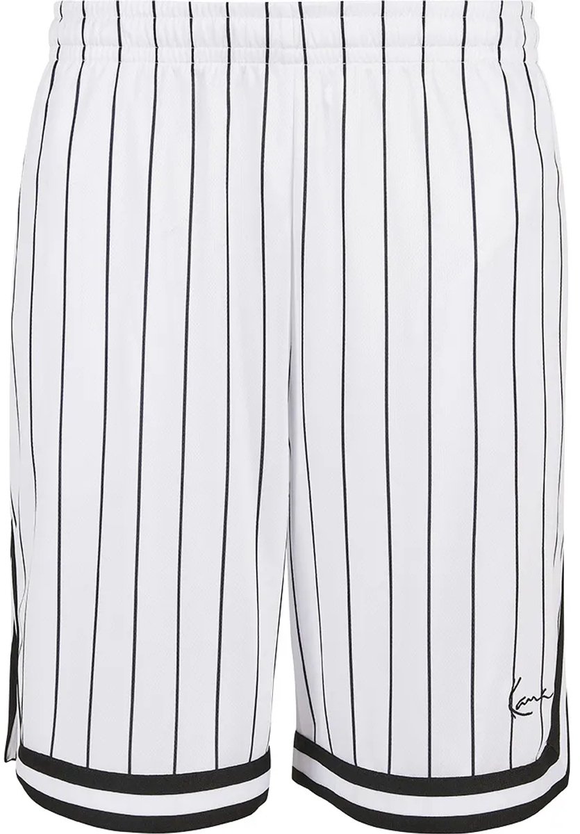 Karl Kani Small Signature Pinstripe Mesh Korte Broek Wit M Man