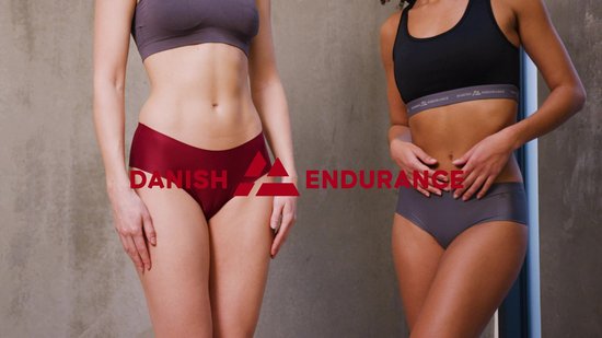 DANISH ENDURANCE Culottes de bikini sans couture pour femme - Sports & Quotidien - Lot de 6 - Multicolore - XXL