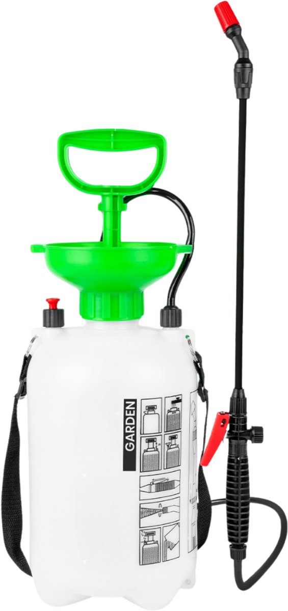 MOZY® - Onkruidspuit - 5 Liter - Verstelbare Spraykop en Lance - 3.2 Bar - Drukspuit - Tuinieren - Onkruid Verdelgen van MOZY — afbeelding 2