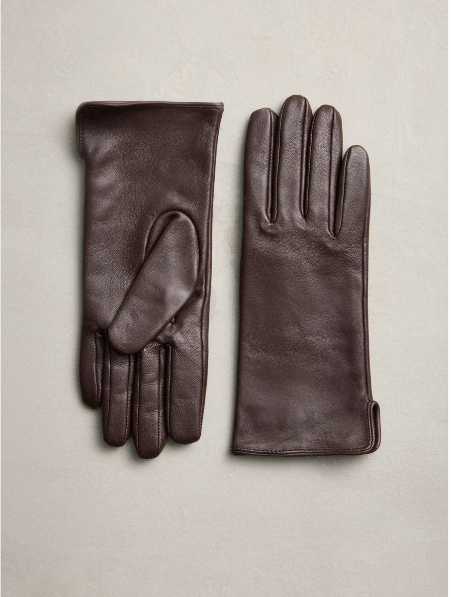 Next - Dames - N. Premium leren handschoenen - Bruin
