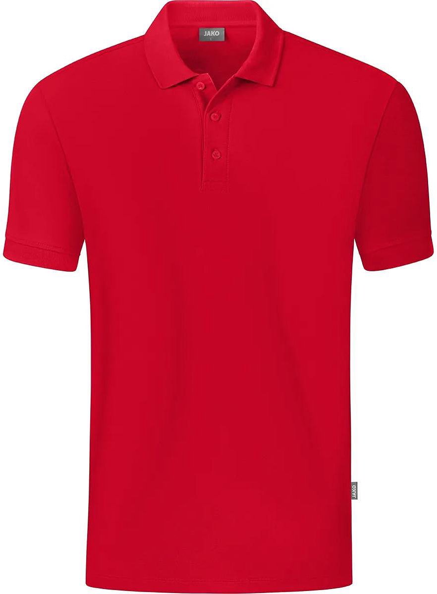 Jako Organic Polo Dames - Rood | Maat: 40
