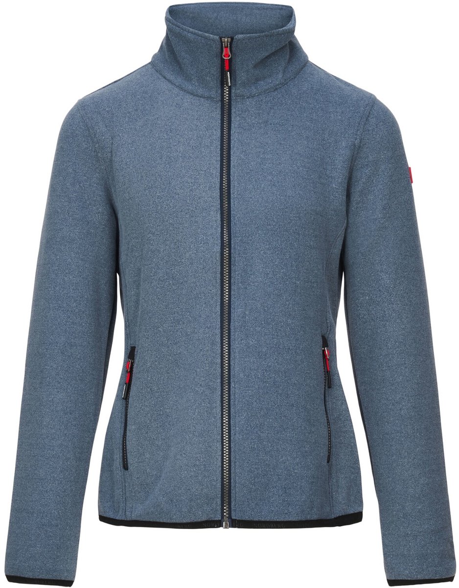 Nordberg Anouk Dames Fleece Vest Lf03201-ne - Kleur Blauw - Maat S