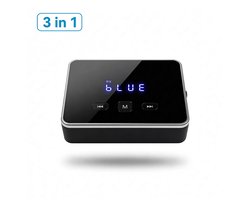 Bluetooth Transmitter & Receiver 3 in 1 - BT 6.0 - 3.5MM AUX / RCA / Optisch / Coaxiaal - Bluetooth Zender - Bluetooth Ontvanger - Bluetooth Transmitter - Bluetooth Receiver - DAC Converter - Ultra