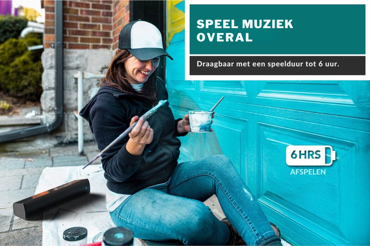 SNJY® Soundbar Draagbaar 20W Zwart - afbeelding 2