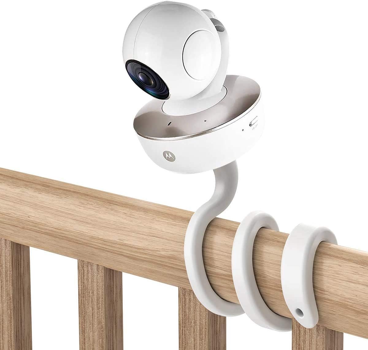 Universele Babyfoonhouder - Flexibele Camera Steun - Veilige Beeldoverdracht - Gereedschapsloze Montage - 1/4 Inch Schroefdraad - Wit