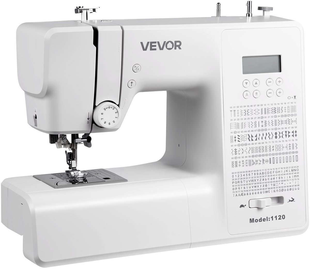 VEVOR Geautomatiseerde Naaimachine Digitale Naaimachine 200 Steektoepassingen