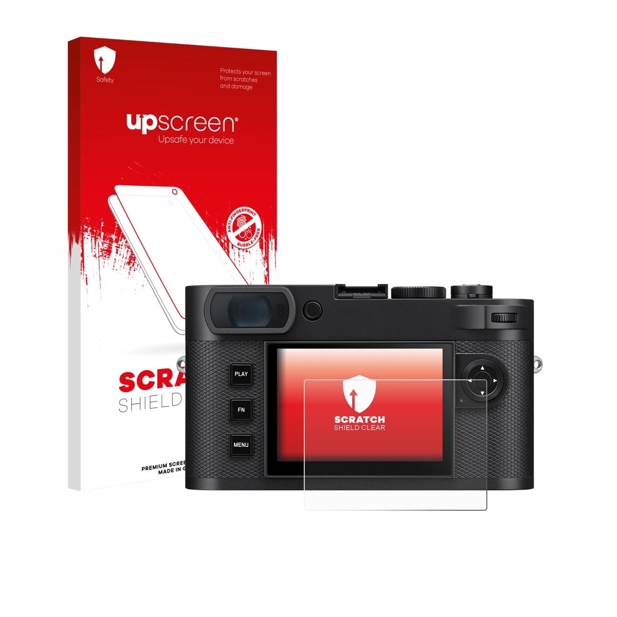 upscreen - Screenprotector voor Leica M EV1 - Folie Beschermfolie transparant