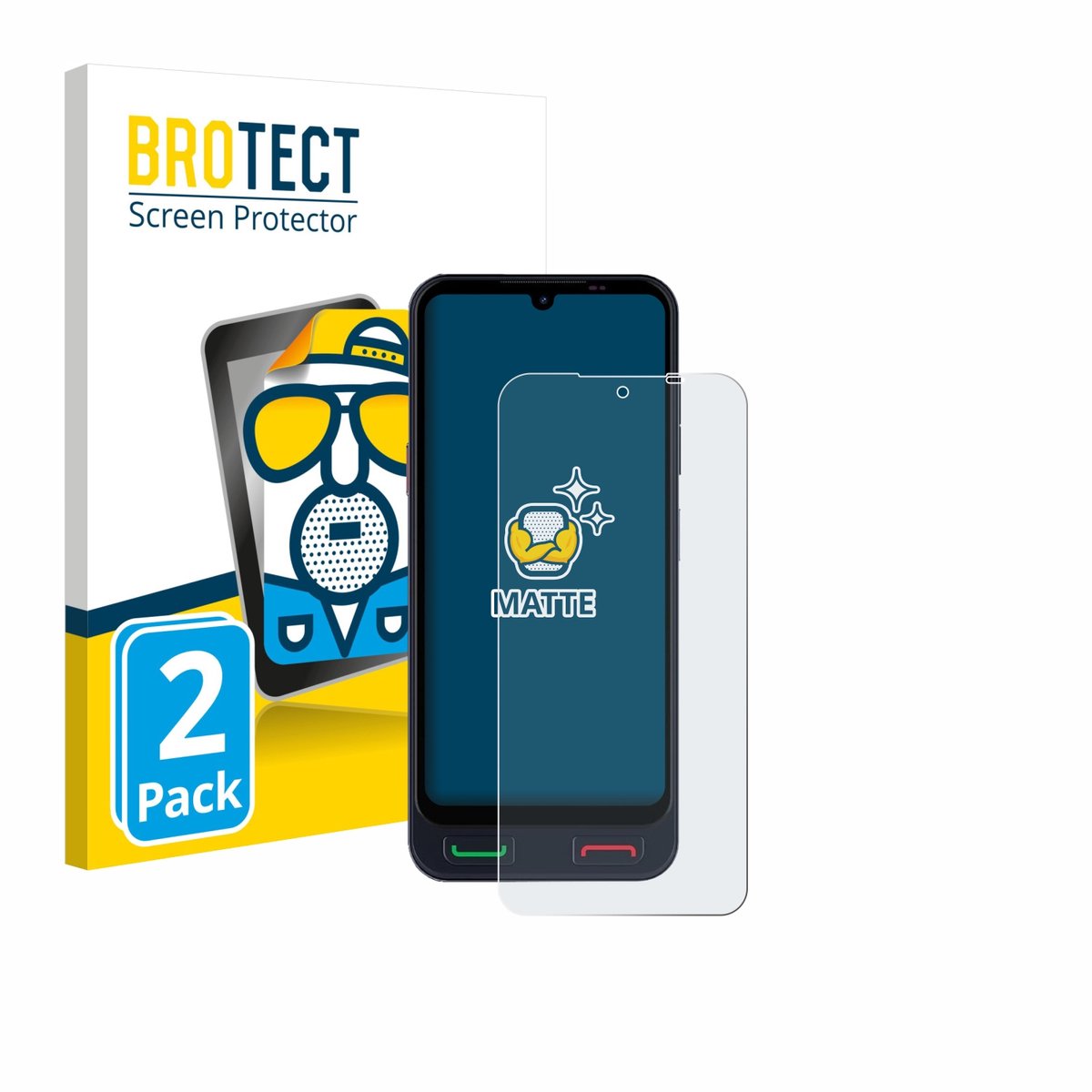 BROTECT - Screenprotector voor SPC Zeus 2 Pro - Folie Beschermfolie matte 2 Stuks