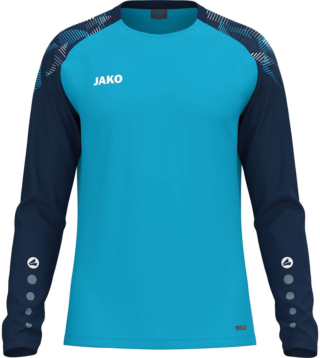Jako Sonic Longsleeve Heren - Aqua / Marine | Maat: 4XL