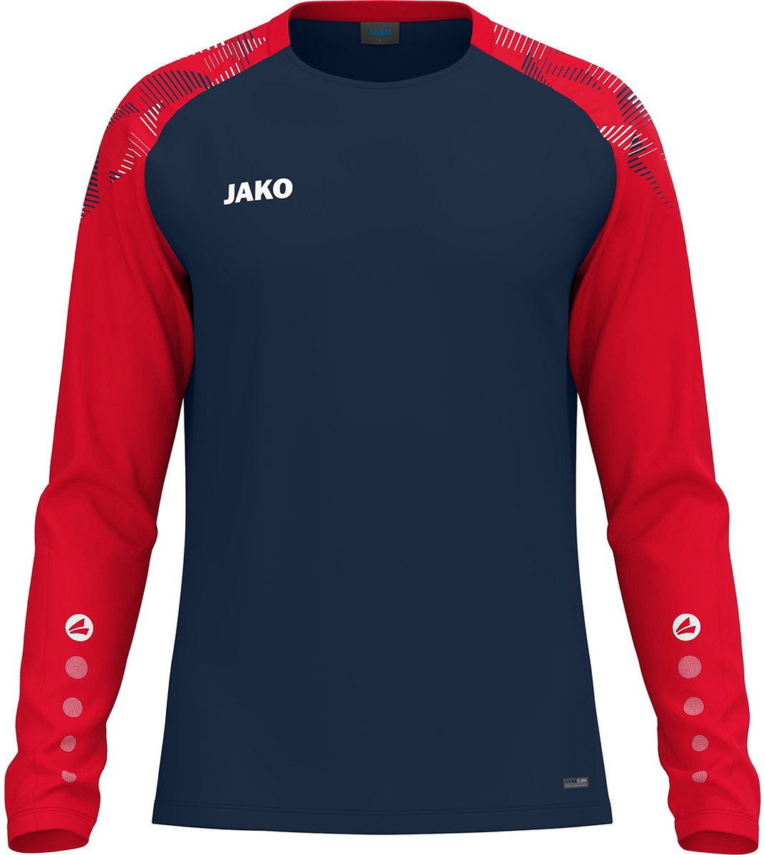 Jako Sonic Longsleeve Kinderen - Marine / Rood | Maat: 164