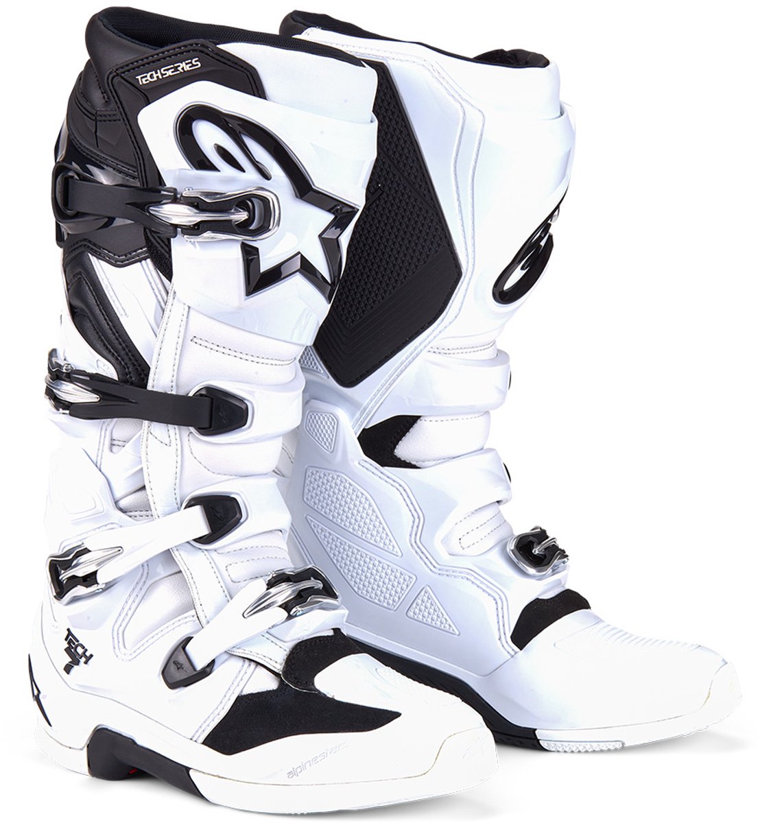 Alpinestars Tech 7 MX Laarzen Wit Zwart - Laars