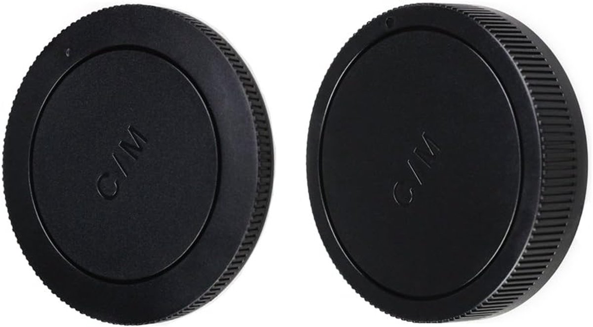 Camera Body Cap - Lens Dop Set - Camera Bescherming - Specifiek Systeem - 12 x 2.3 x 16 cm
