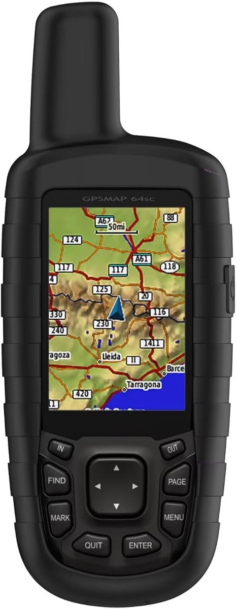Beschermhoes - GPS Hoesje - Navigatie Beschermen - Krasbestendig Zacht - 23x12x3 cm - Zwart