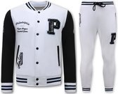 Combinaison de jogging Adultes - Housesuit Men - 2820 - Wit / Zwart