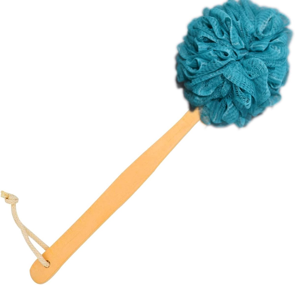 Douche Loofah - Bad Spons - Huid Reinigen - Met Lange Handgreep - 39cm Lengte - Zacht Mesh
