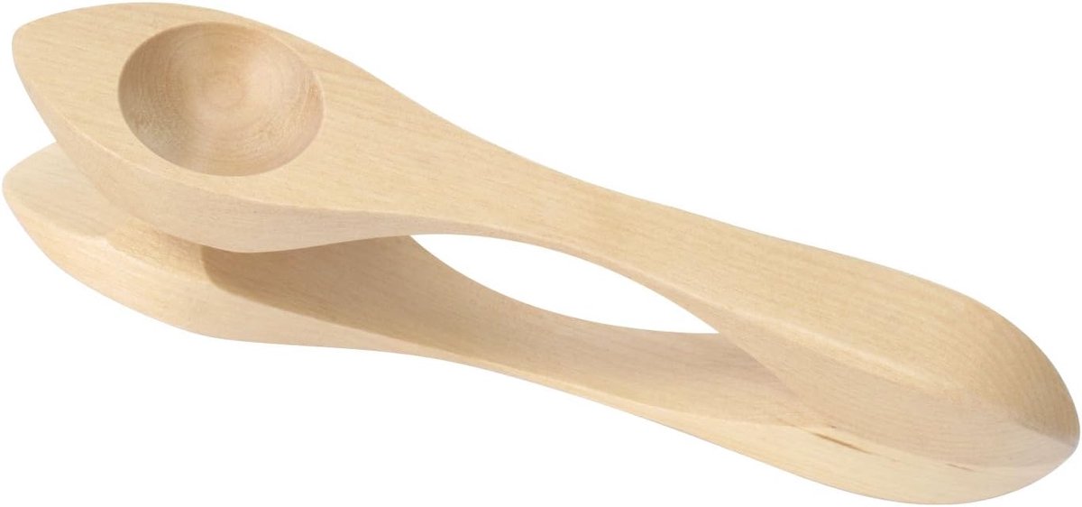 Houten Lepel - Keuken Lepel - Koken Bakken - Super Afwerking - 23.7cm - Natuurlijk