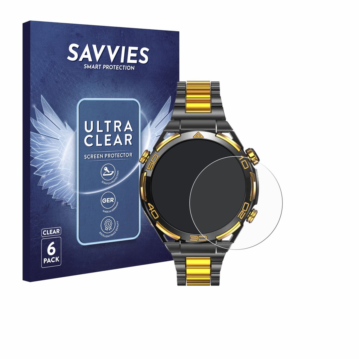 Savvies - Screenprotector voor Blackview W90 Pro - Folie Beschermfolie transparant 6 Stuks