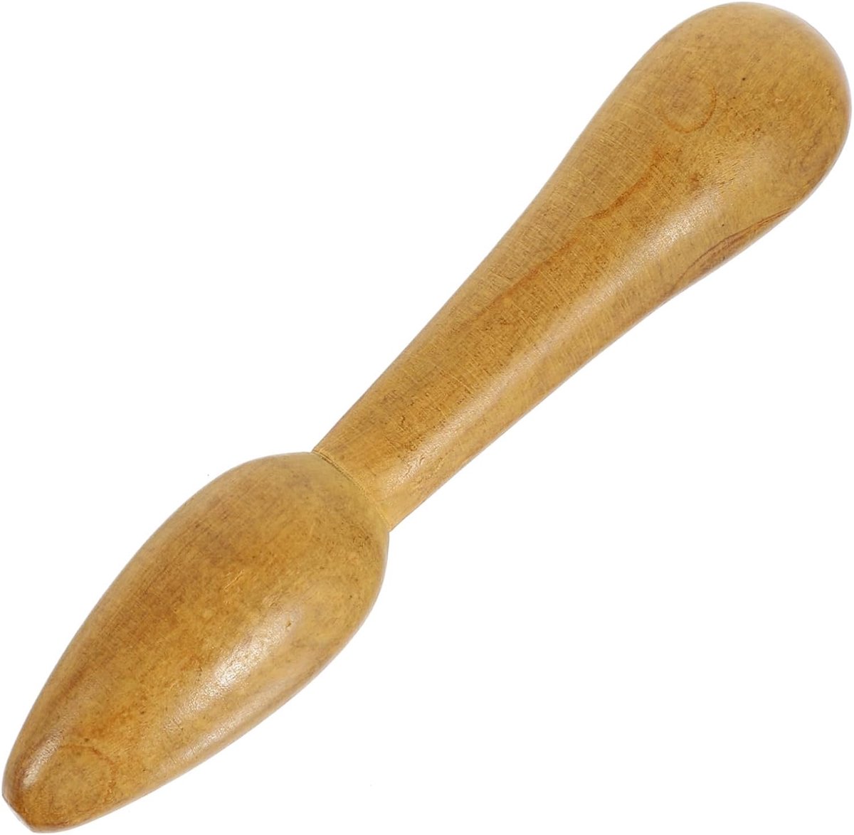 Houten Massage Tool - Acupunctuur Kegel - Vermoeidheid Verlichten - Draagbaar Ergonomisch Design - 12.5 x 2.8 cm - Willekeurige Kleur