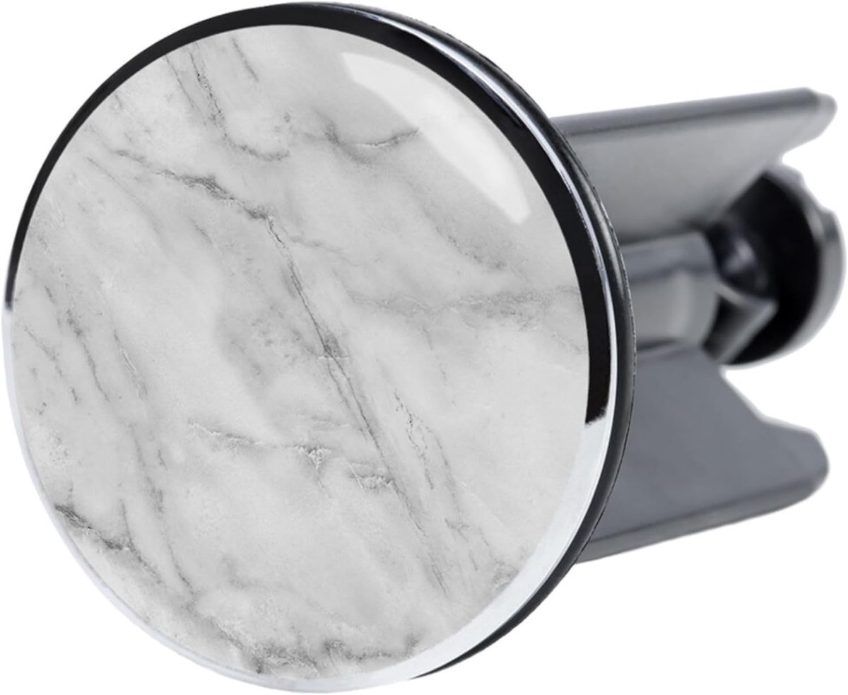 Wastafel Stopper - Afvoerstop Badkamer - Water Dicht Maken - Verstelbare Hoogte - 4cm Diameter - Chroom