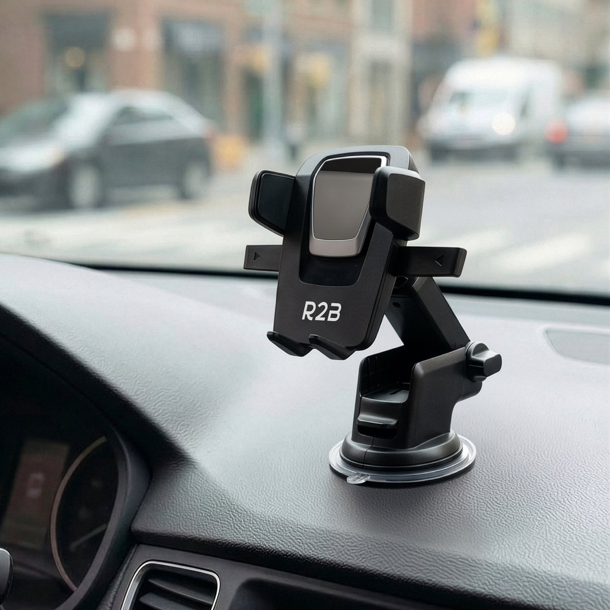 R2B Telefoonhouders Auto Zuignap - Dashboardpad - Raam/Dashboard - Gsm Houder Auto - Autohouder - Telefoonhouder Auto - Mobiel Houder Auto - Telefoon Houder - Auto Telefoonhouder - Phone Holder Car – foto 4