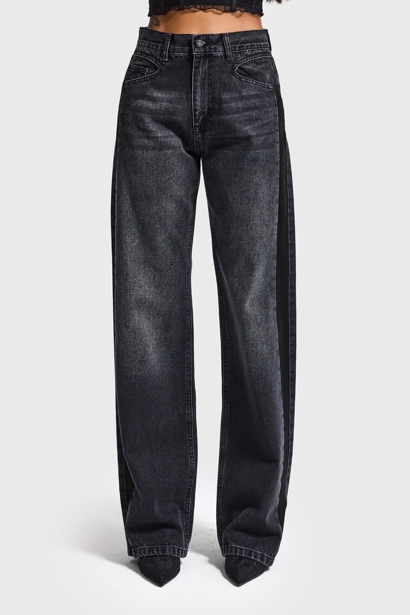 It's Basic - LOOSE HIGH RISE JEANS