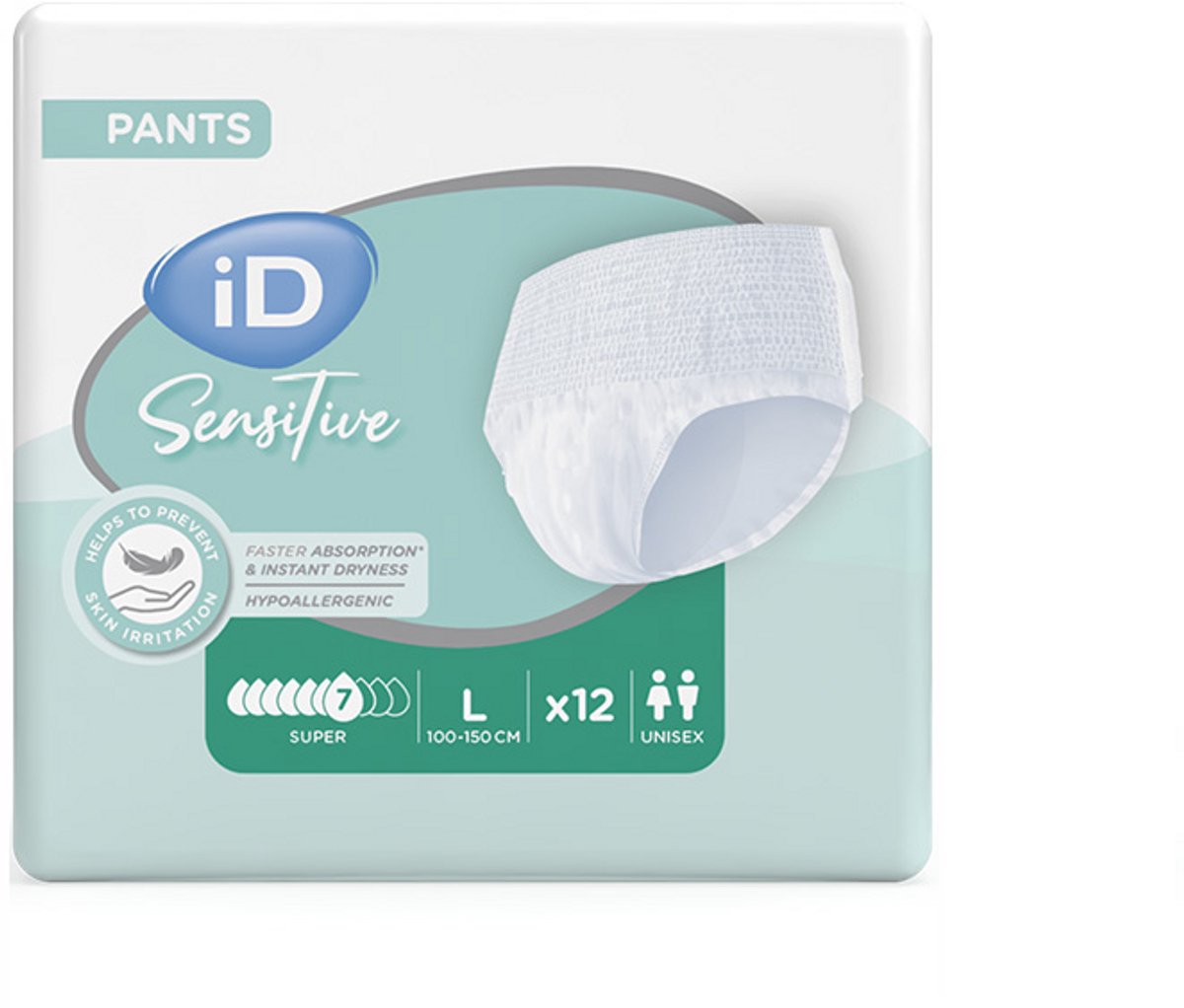 iD Sensitive Pants Super Large - 8 pakken van 12 stuks