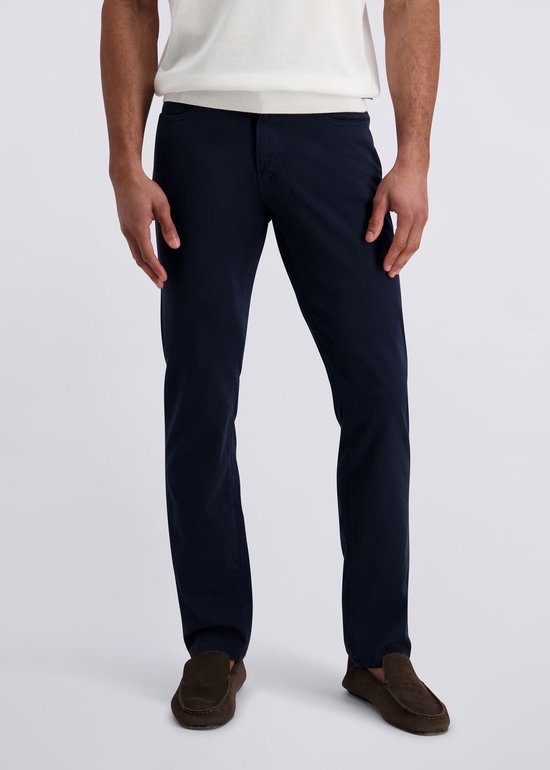 Pierre Cardin Heren Flats PC-Lyon | Herenbroek | Tapered Fit, Navy Blazer 4035 6323, 40W / 30L