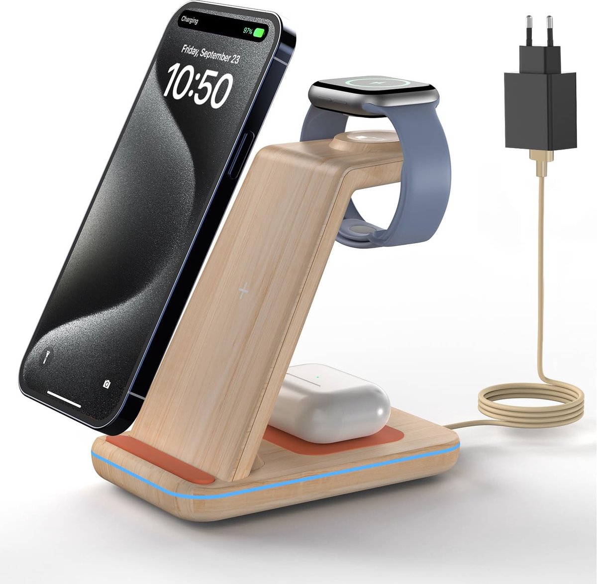 Draadloze iPhone Oplader – Wireless Charger – Draadloze Lader - power oplader