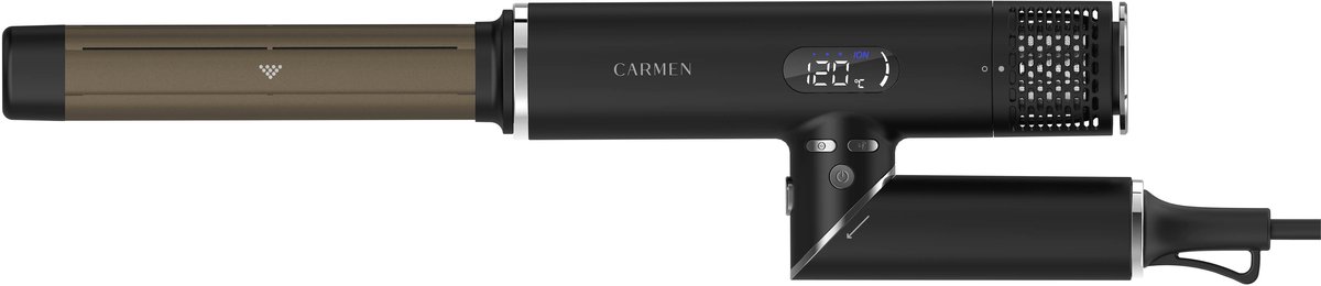 Carmen CHD1640B - Föhn - Krachtige Haardroger - ION Technologie - Inklapbaar - 110.000 RPM Motor - 2 Blaasmonden - Zwart — afbeelding 4