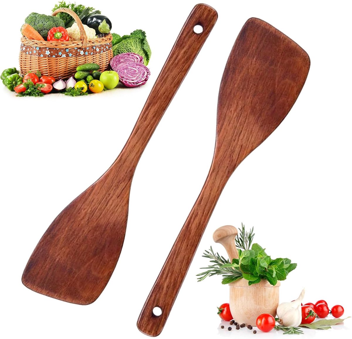 Houten Bakspatel - Keukengerei - Spatel - praktisch