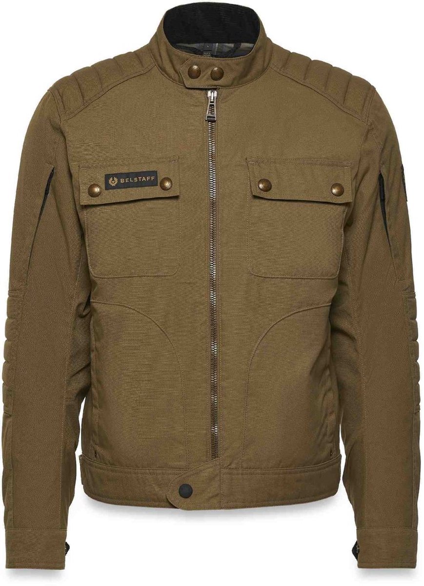 Belstaff Roberts Olijf Waterdichte Textieljas - Jas