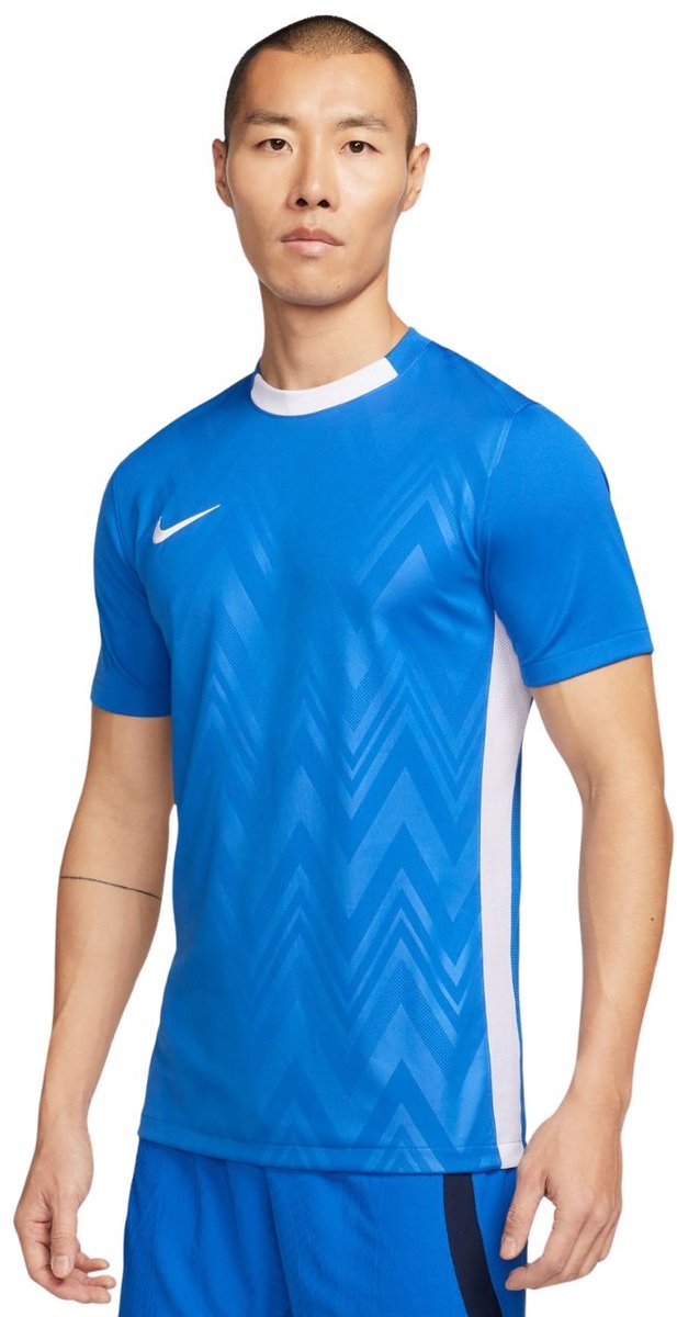 Nike Team T-shirt Heren Dri-FIT Challenge V Jsy SS Blauw - Maat S