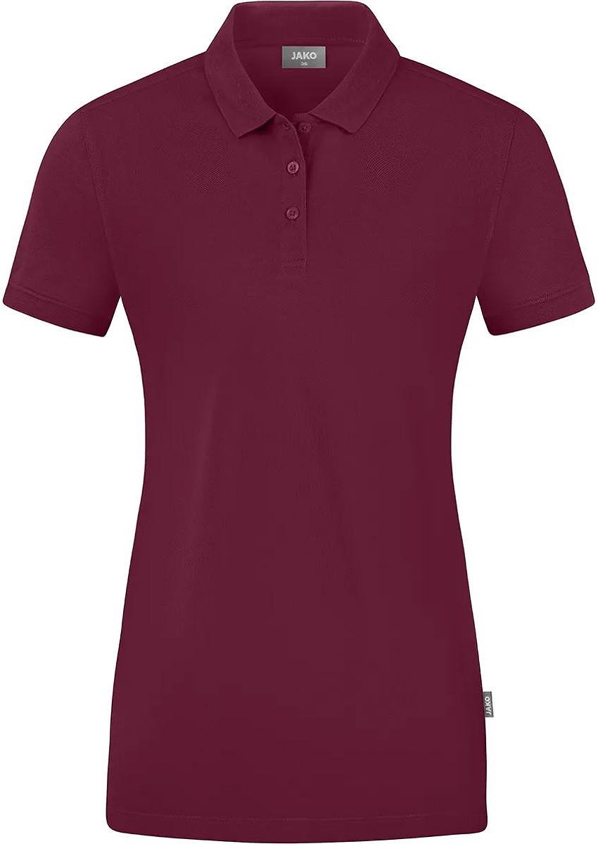 Jako Doubletex Polo Dames - Kastanje | Maat: 40