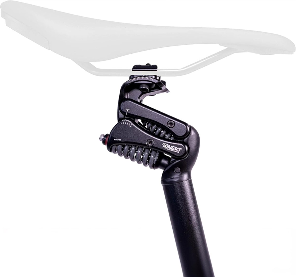 Verende Zadelpen - Geveerde Zadelpen - Fietscomfort Verbeteren - Schokken Absorberend - 31.6 x 420mm - Zwart