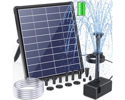 Zonne-energie Waterpomp - Fonteinpomp Tuin - Watercirculatie Vijver - Met Noodbatterij - 65 Watt