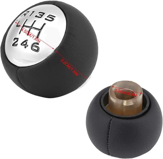 6-Speed Versnellingspookknop Hoofd voor Peugeot 307 308 407 5008 Citroën C3 C4 Auto Onderdelen van Peugeot — afbeelding 5