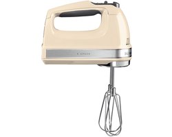 KitchenAid Artisan 5KHM9212EAC - Handmixer - 85 W - Amandelwit - 9 Snelheden