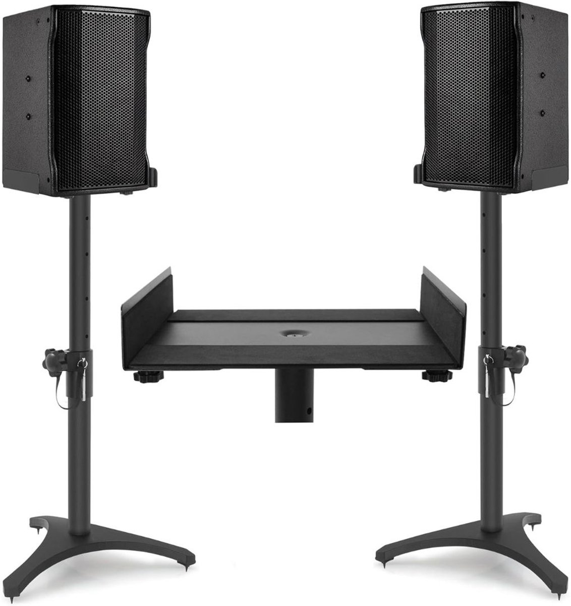 NBAP® Luidspreker Standaard - Speaker Vloerstandaard - Extra Stevig - Zwart