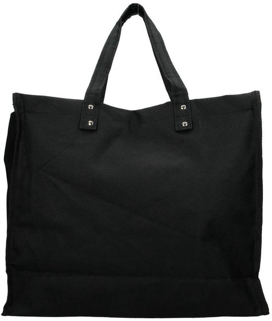 Sac à provisions robuste Basic - Large - Noir - Sac à provisions Canvas