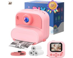 Kindercamera Instant Camera - Mini 1080P Digitale Camera voor Meisjes en Jongens - 3 tot 12 Jaar - Cadeau Ideeën Verjaardag - Speelgoed Camera voor Kinderen - Foto en Video Fun - Voor 3 4 5 6 7 8 9 10 11 Jaar - en - Educatief Speelgoed