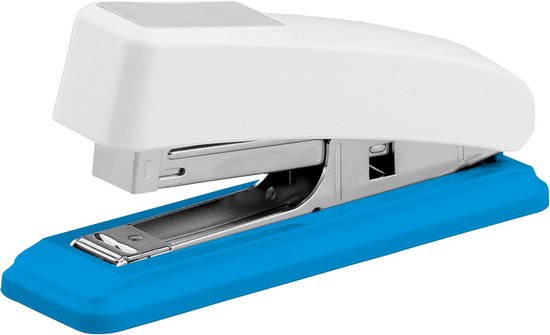 Netjes Machine Robuuste Nietmachine Blauw voor 20 Vellen (No. 24/6 nietjes) | bol