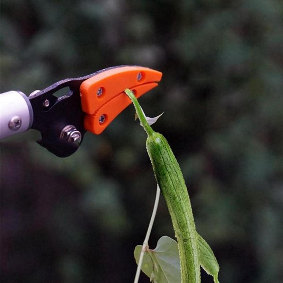 Snoeischaar Lange Arm - Takkenknipper Fruitplukker - Fruit Plukken Snoeien - Lichtgewicht Aluminium Handvat - 60 cm - Zilver — afbeelding 5