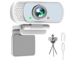 Webcam Full HD 1080P voor Videobellen en Vergaderen