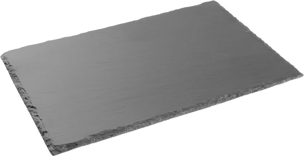 Rechthoekig Leisteen Serveerbord 30x40 cm - Ideaal voor Hapjes en Kaasplanken
