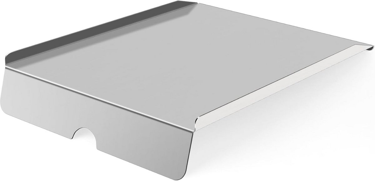 Druppelpan Warmteschot RVS 22 inch voor Barbecue