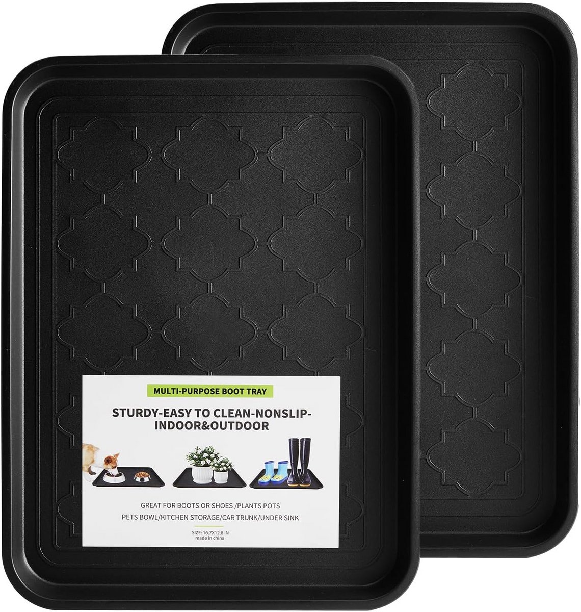 Waterdichte Schoenbakken Antislip voor Binnen en Buiten - 2 Stuks